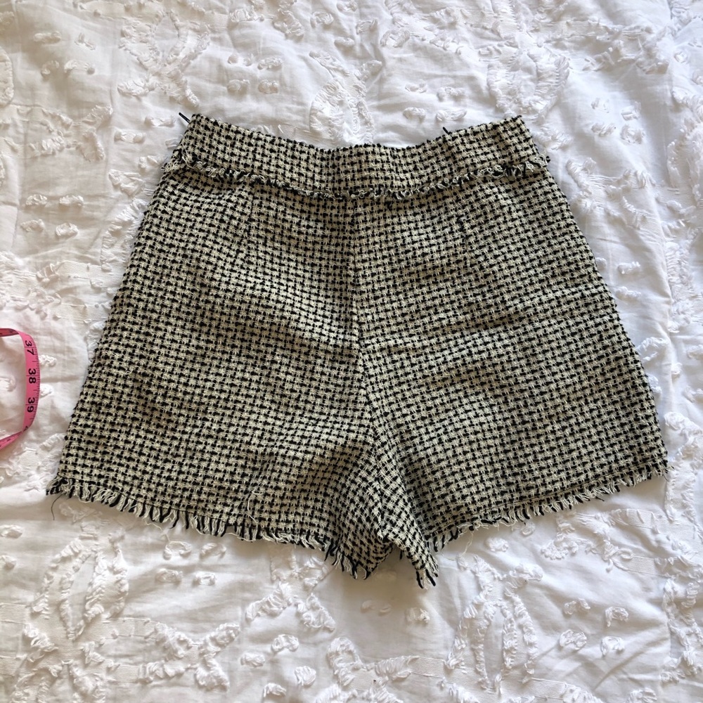 Zara Black And White Shorts - image 5